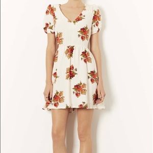 Topshop Floral Tea Dress